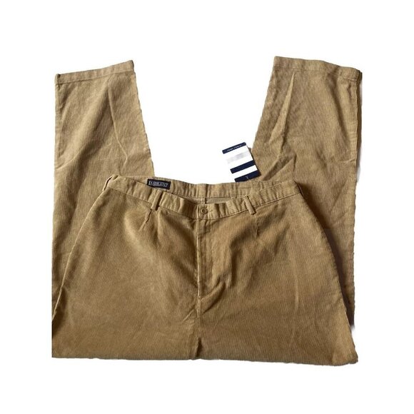 Lands' End Pants - New Ladies Lands End Tan Courduroy Pants Size 18 NWT 36 X 29
